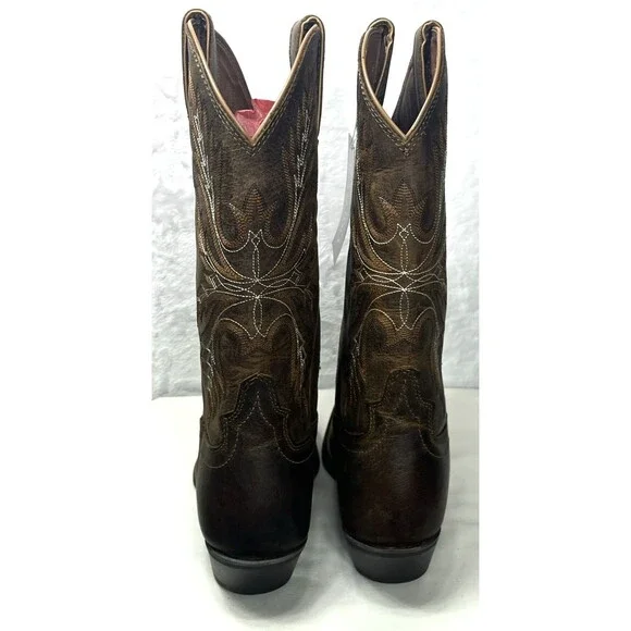 Justin Quinlan Cowboy Boots Cowgirl Brown Size 9B Style SVL2001 NEW (no box) - Picture 5 of 10